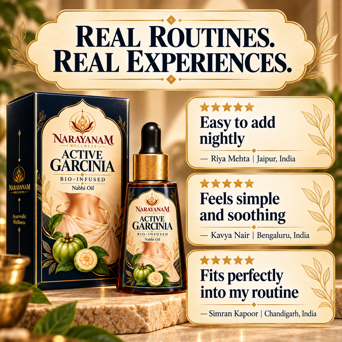 Active Garcinia Bio-Infused Nabhi Oil (Weight Management, Detoxification and Body Balance)