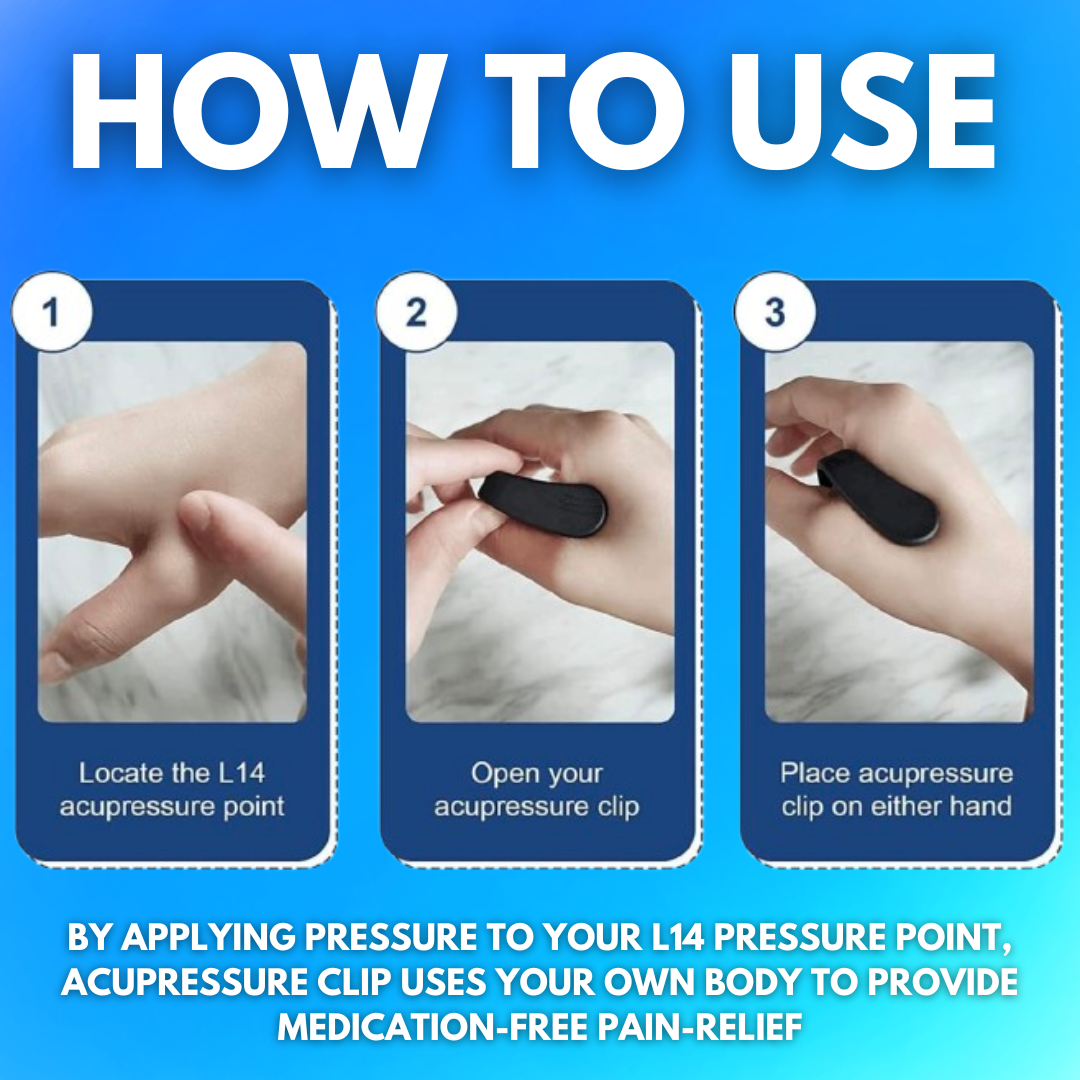 Acuplus™ Sugar Control LI4 Acupressure Point Clip