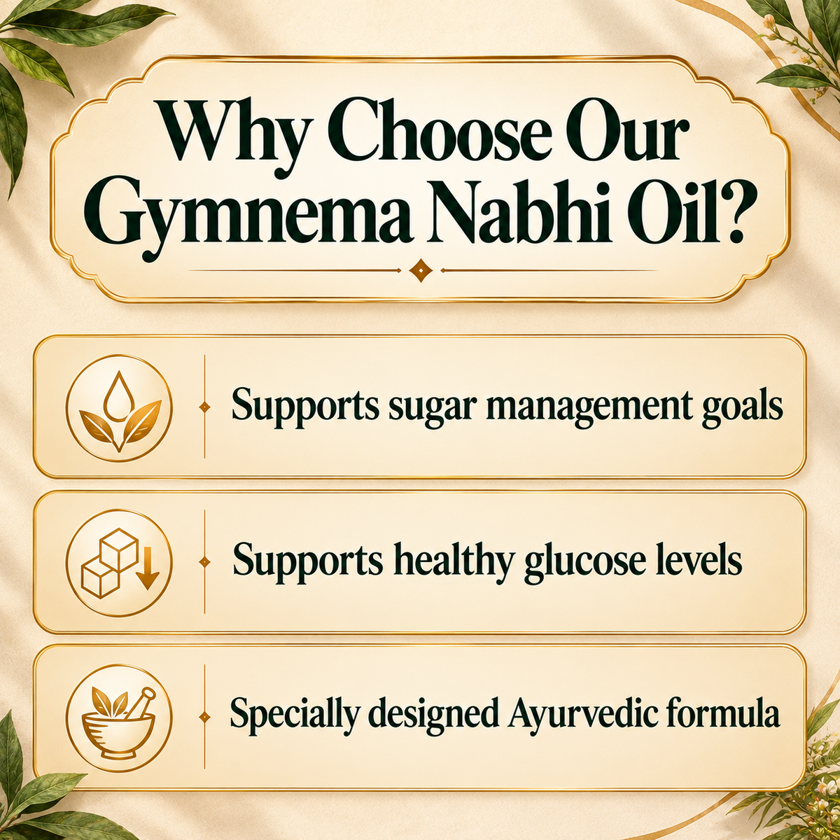 Active Gymnema Bio-Infused Nabhi Oil