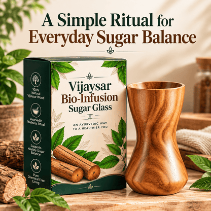 Vijaysar Bio-Infusion Sugar Balance Glass