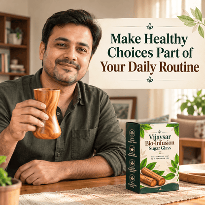 Vijaysar Bio-Infusion Sugar Balance Glass