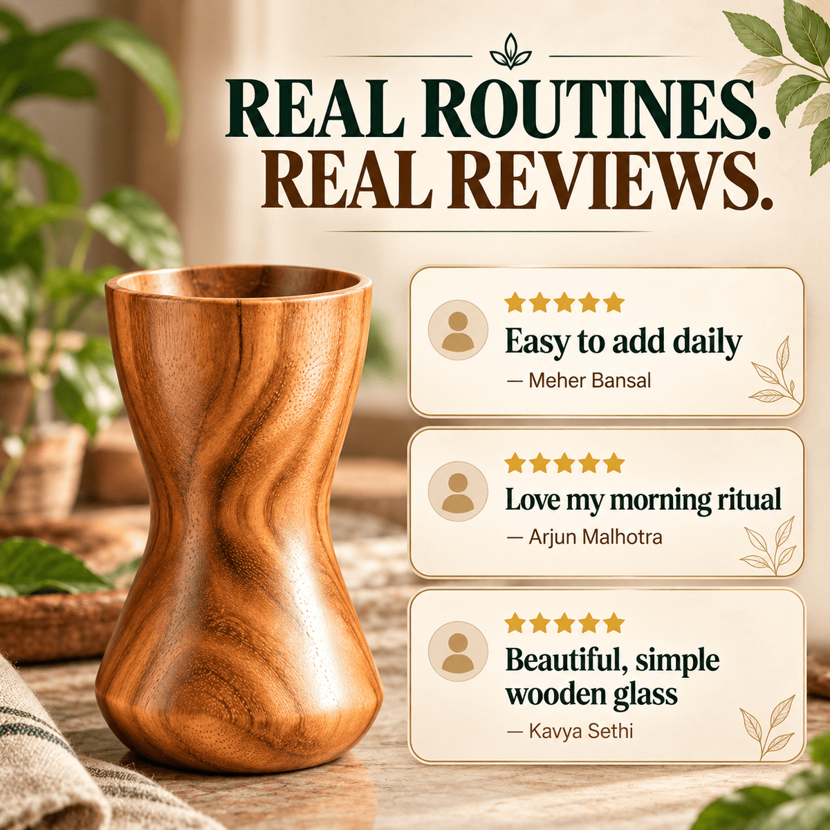 Vijaysar Bio-Infusion Sugar Balance Glass